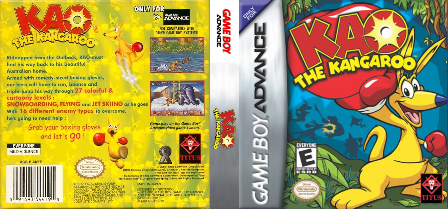 KAO the Kangaroo — box-texture (US)