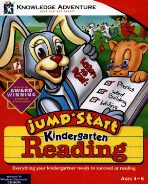 JumpStart Kindergarten Reading box art