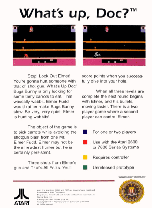 Bugs Bunny — box-2D-back (US)