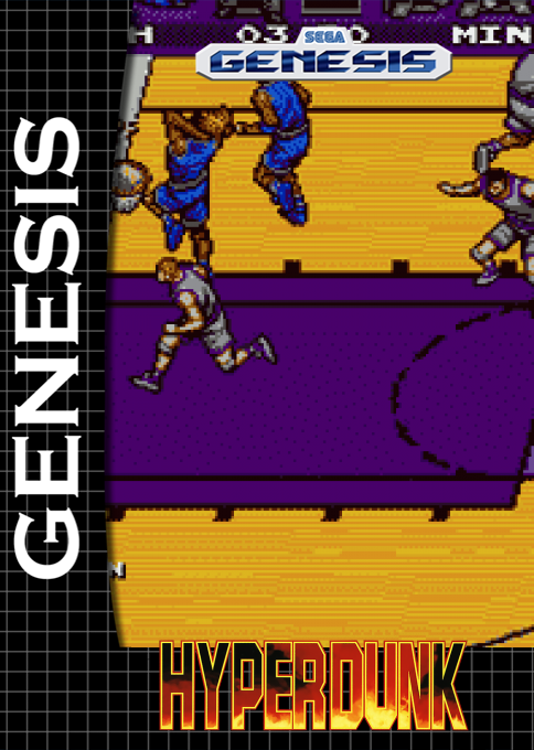 Hyper Dunk - The Playoff Edition — box-2D (SS)