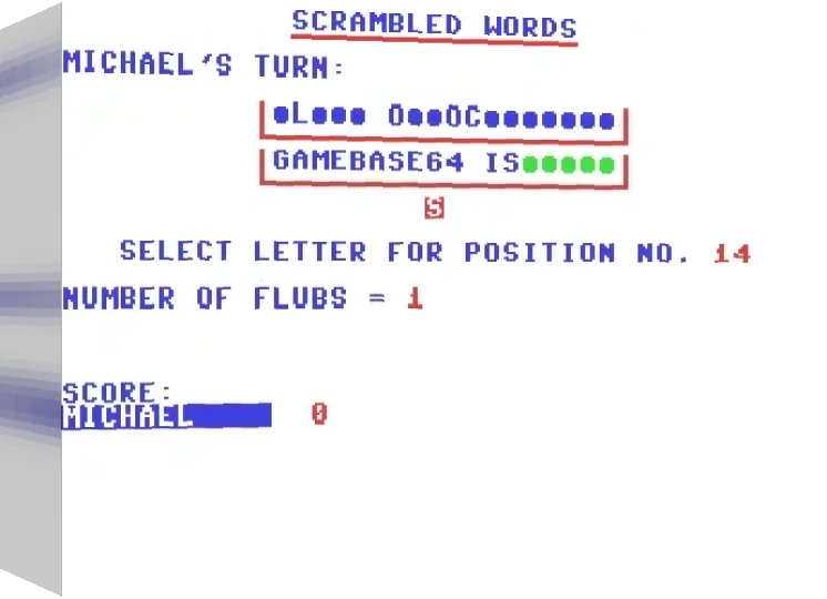 Scrambled Words — box-3D (WOR)