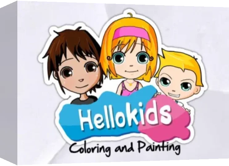 Hellokids - Vol. 1 - Coloring and Painting! — box-3D (EU)