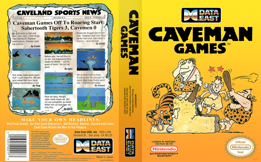 Caveman Games — box-texture (US)