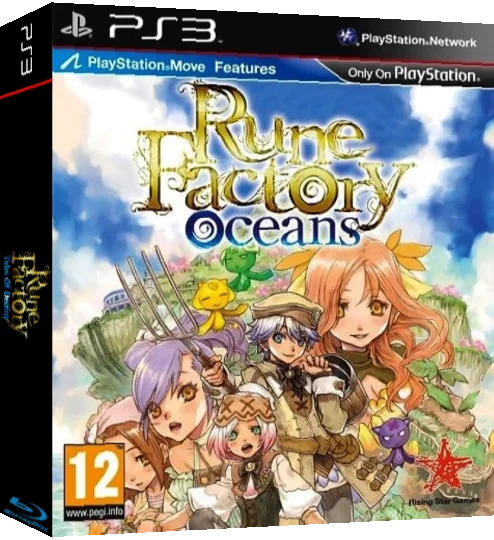 Rune Factory - Oceans — box-3D (EU)