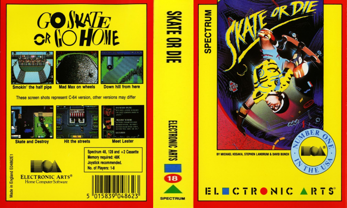 Skate Or Die — box-texture (EU)
