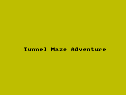 Tunnel Adventure — sstitle (WOR)