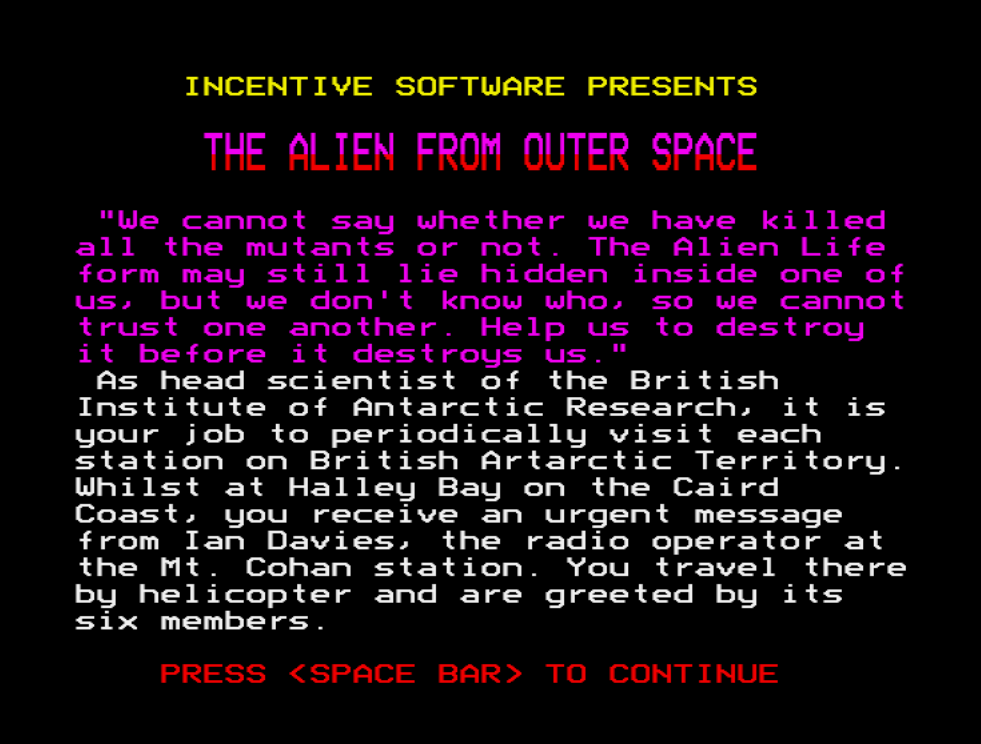 The Alien From Outer Space — sstitle (WOR)