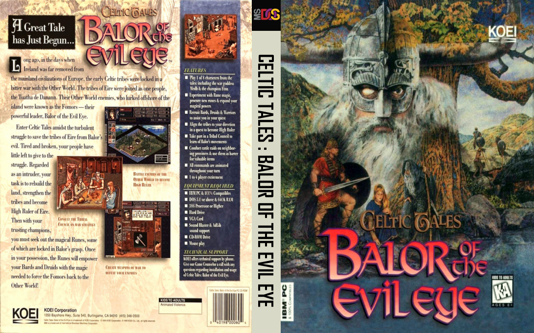 Celtic Tales - Balor Of The Evil Eye — box-texture (US)