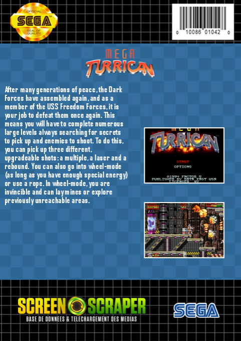Mega Turrican — box-2D-back (SS)