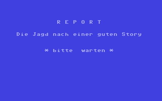 Report : Die Jagd nach einer guten Story — sstitle (DE)