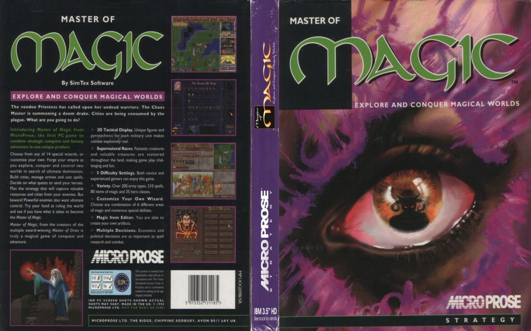 Master Of Magic — box-texture (EU)