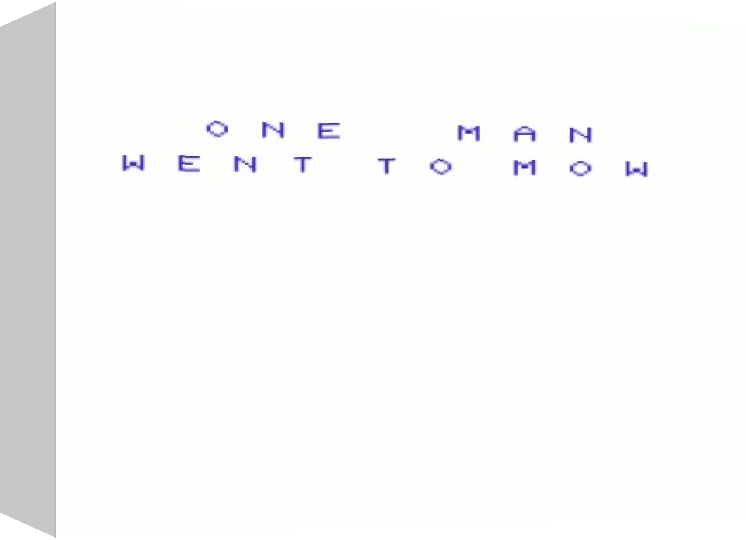 One Man — box-3D (WOR)