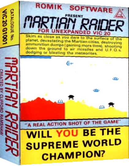Martian Raider — box-3D (US)