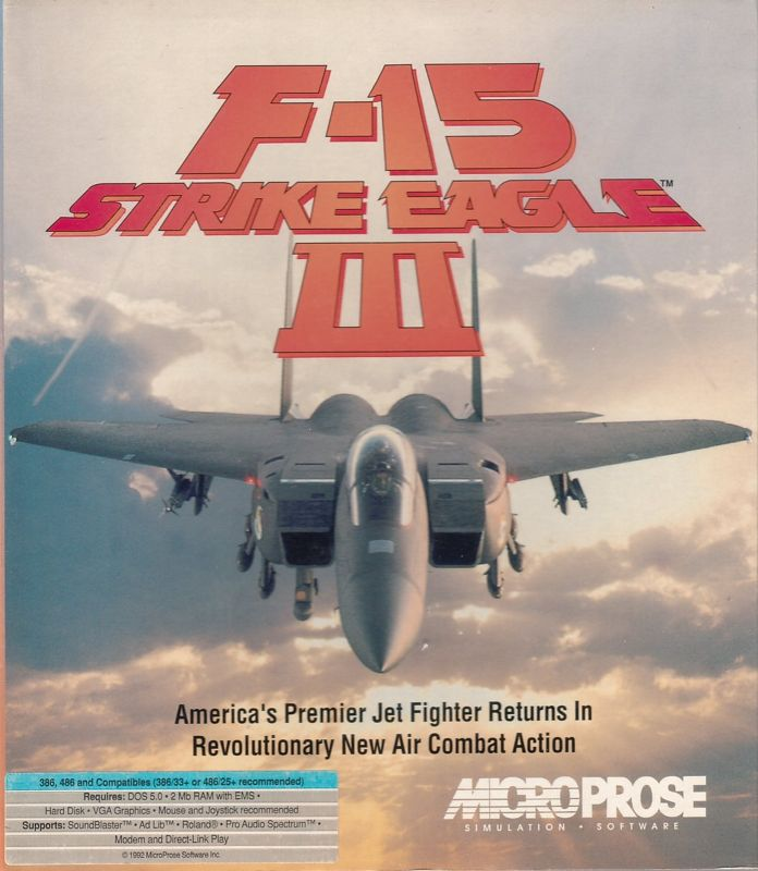 F-15 Strike Eagle 3 — box-2D (EU)
