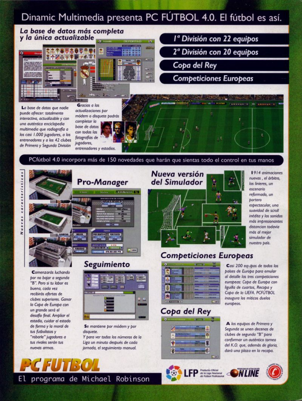 Pc Futbol 4.0 — box-2D-back (SP)