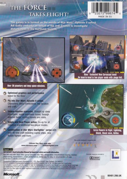 Star Wars - Jedi Starfighter — box-2D-back (UK)