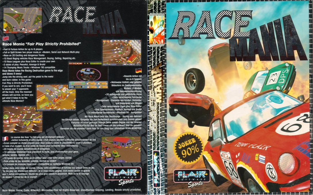 Race Mania — box-texture (EU)