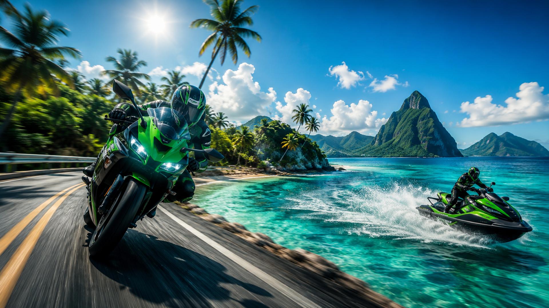 Kawasaki Caribbean Challenge — fanart