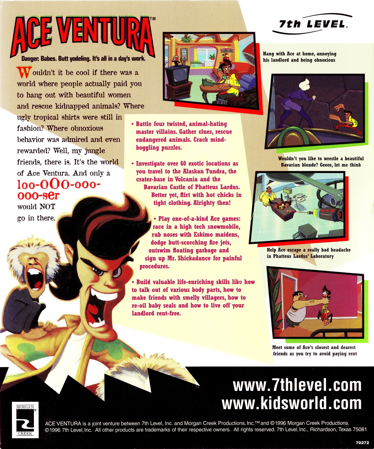 Ace Ventura — box-2D-back (US)