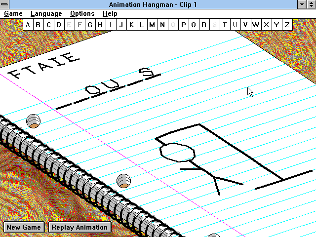 Animation Hangman — ss (WOR)
