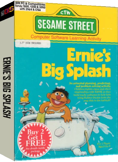 Ernie's Big Splash — box-3D (US)