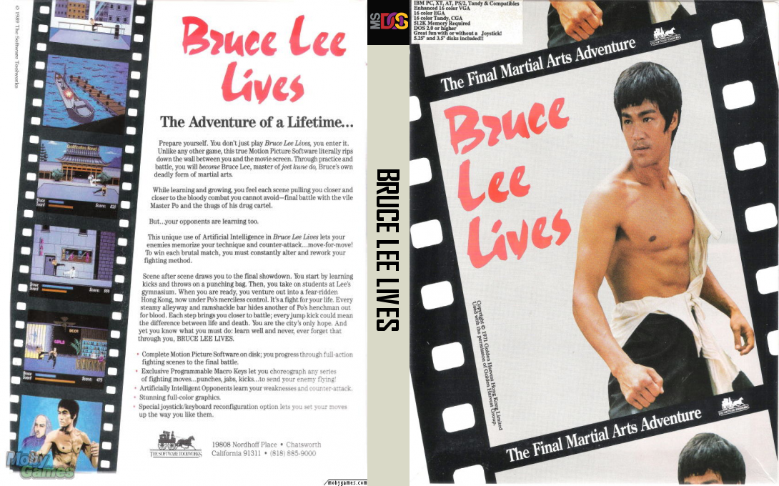 Bruce Lee Lives — box-texture (US)