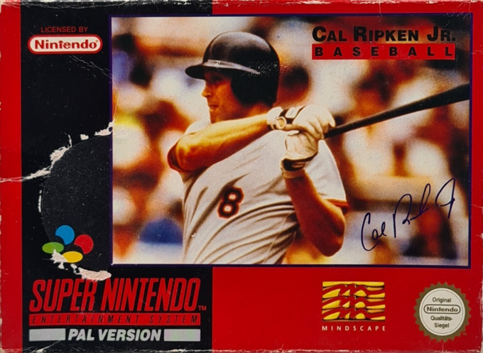 Cal Ripken Jr. Baseball — box-2D (DE)