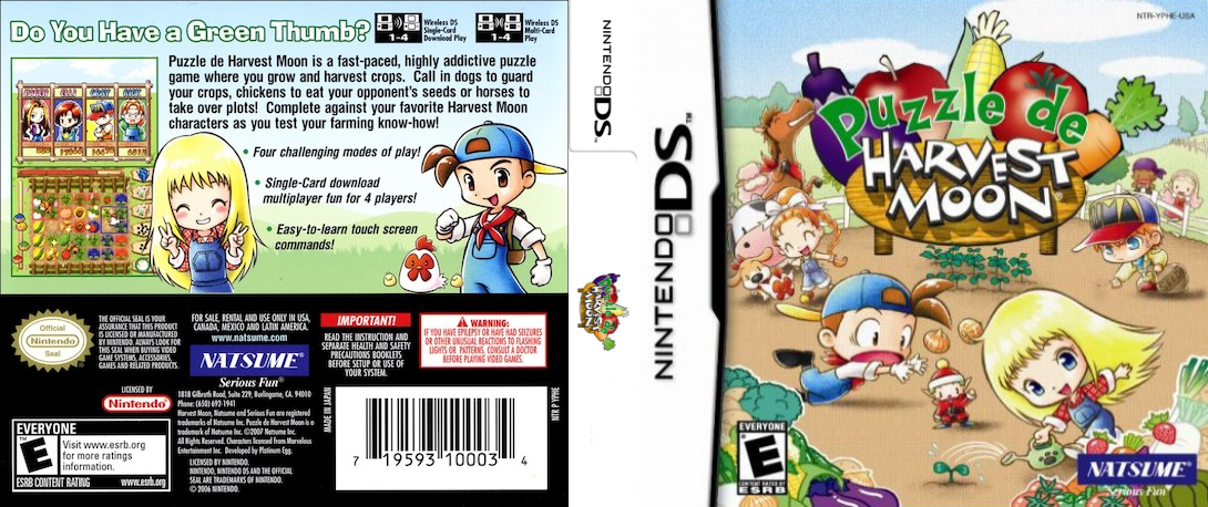 Puzzle De Harvest Moon — box-texture (US)