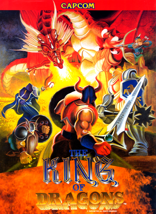 The King of Dragons box art