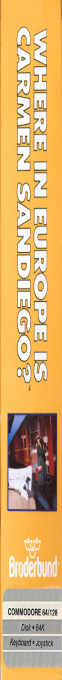 Where in Europe is Carmen Sandiego? — box-2D-side (US)