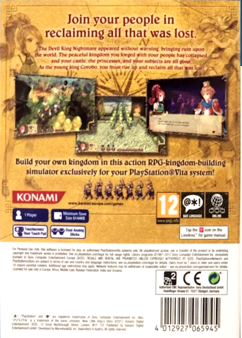 New Little King's Story — box-2D-back (EU)