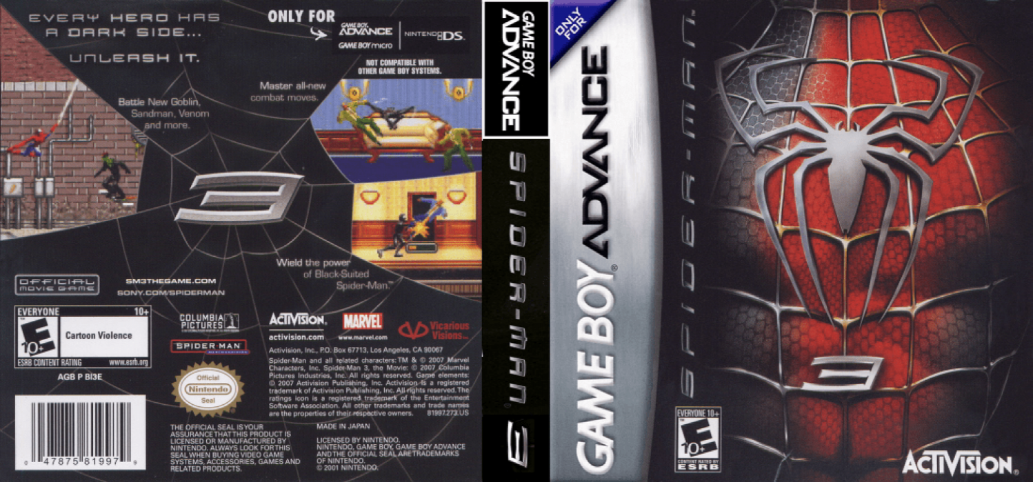 Spider-Man 3 — box-texture (US)