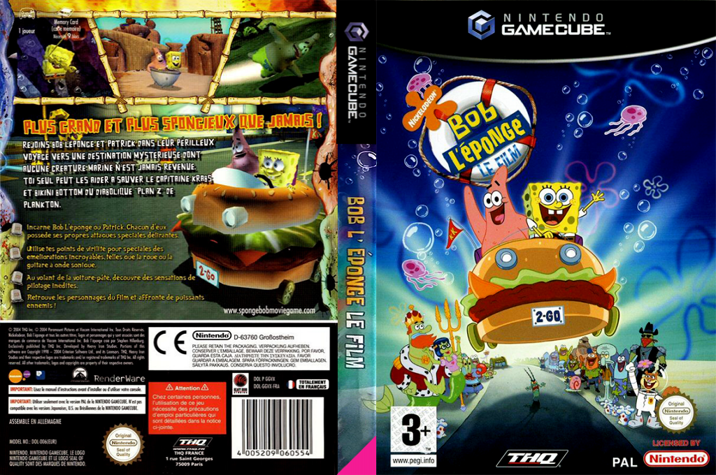 Spongebob Squarepants Movie, The — box-texture (FR)