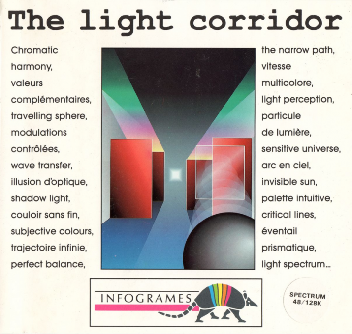 Light Corridor, The box art