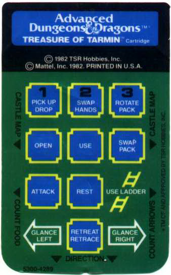 Advanced Dungeons and Dragons - Treasure of Tarmin — overlay (WOR)