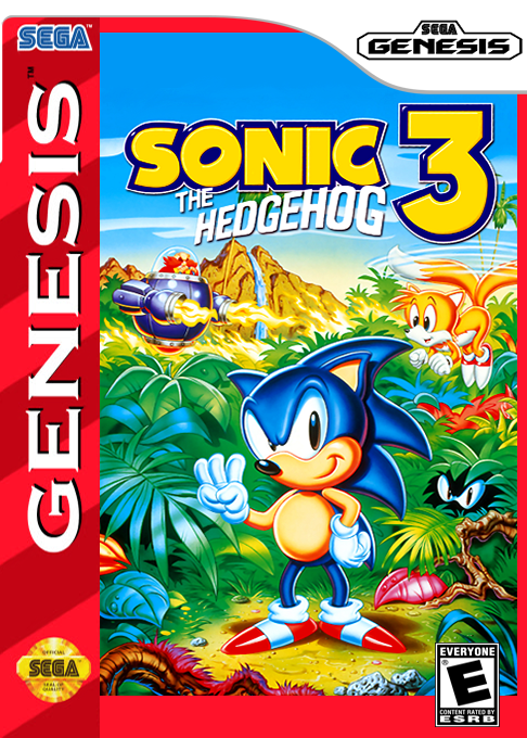 Sonic The Hedgehog 3 box art