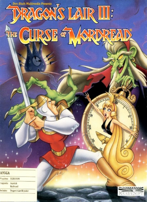 Dragon's Lair III - The Curse of Mordread box art