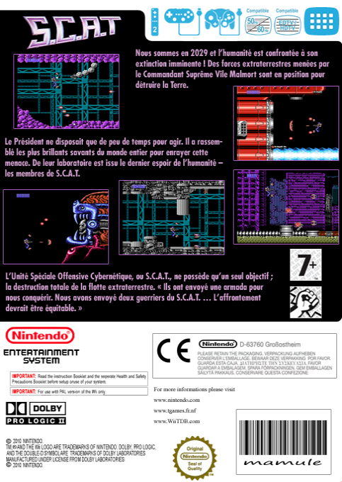 S.c.a.t. - Special Cybernetic Attack Team — box-2D-back (FR)
