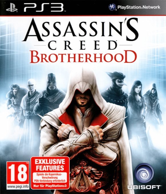Assassin's Creed - Brotherhood — box-2D (DE)