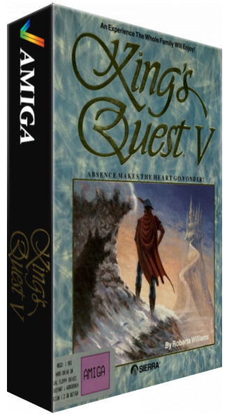 King's Quest V - Absence Makes the Heart Go Yonder — box-3D (WOR)