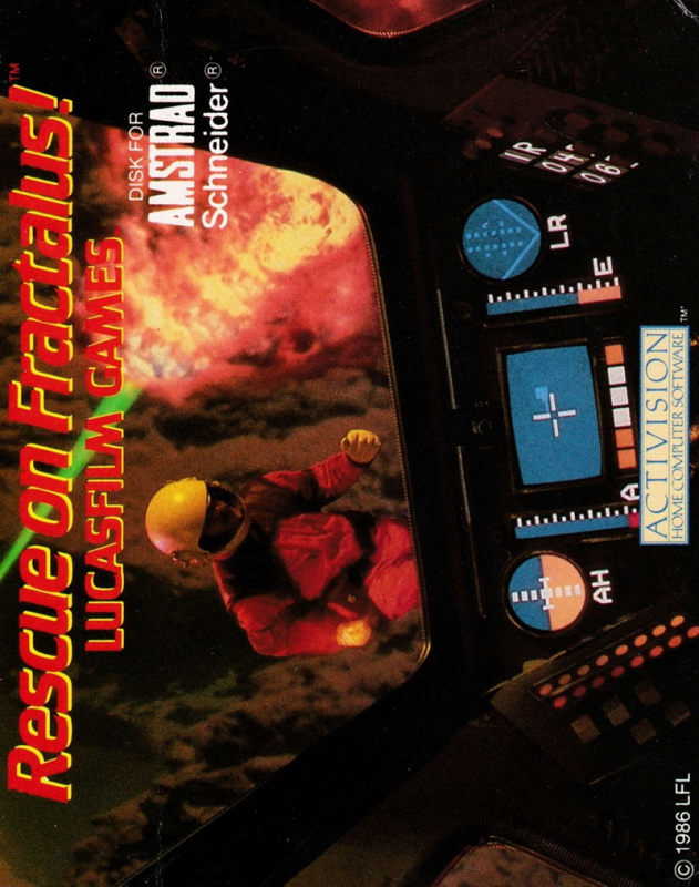 Rescue on Fractalus! box art