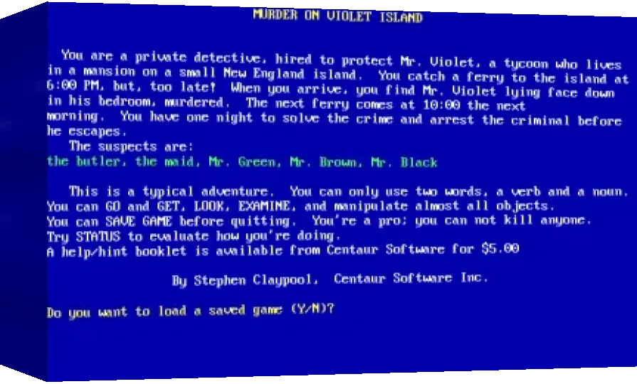 Murder on Violet Island — box-3D (WOR)