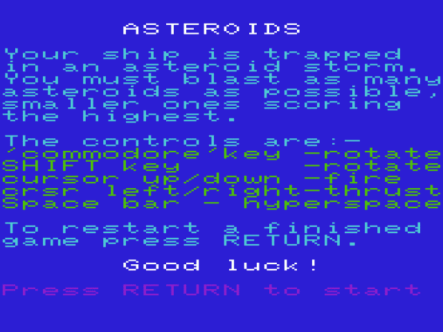 Asteroids — sstitle (EU)