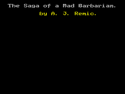 Saga of a Mad Barbarian — sstitle (WOR)