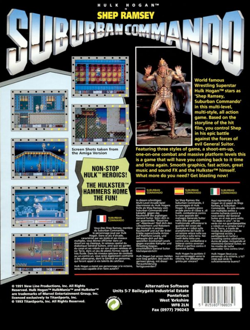 Suburban Commando — box-2D-back (EU)