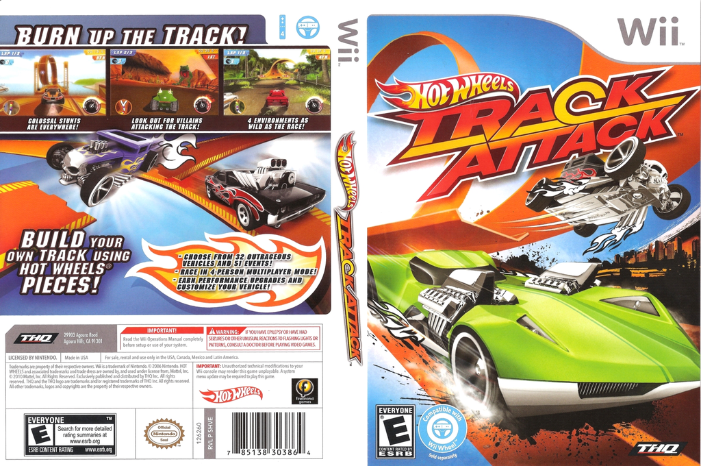 Hot Wheels - Track Attack — box-texture (US)