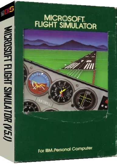 Microsoft Flight Simulator 1.0 — box-3D (US)