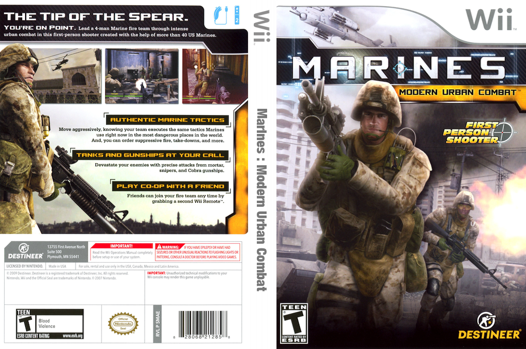 Marines - Modern Urban Combat — box-texture (US)