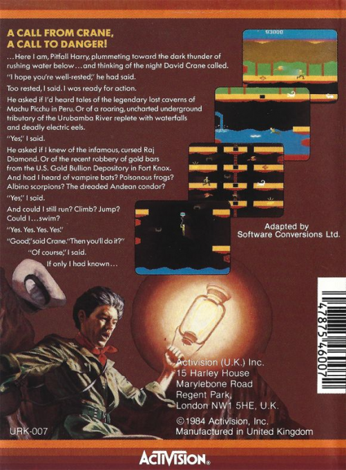 Pitfall 2 - Lost Caverns — box-2D-back (EU)