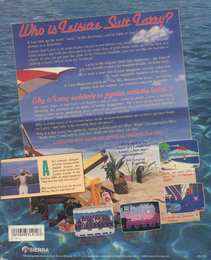 Leisure Suit Larry II - Leisure Suit Larry goes Looking for Love — box-2D-back (WOR)